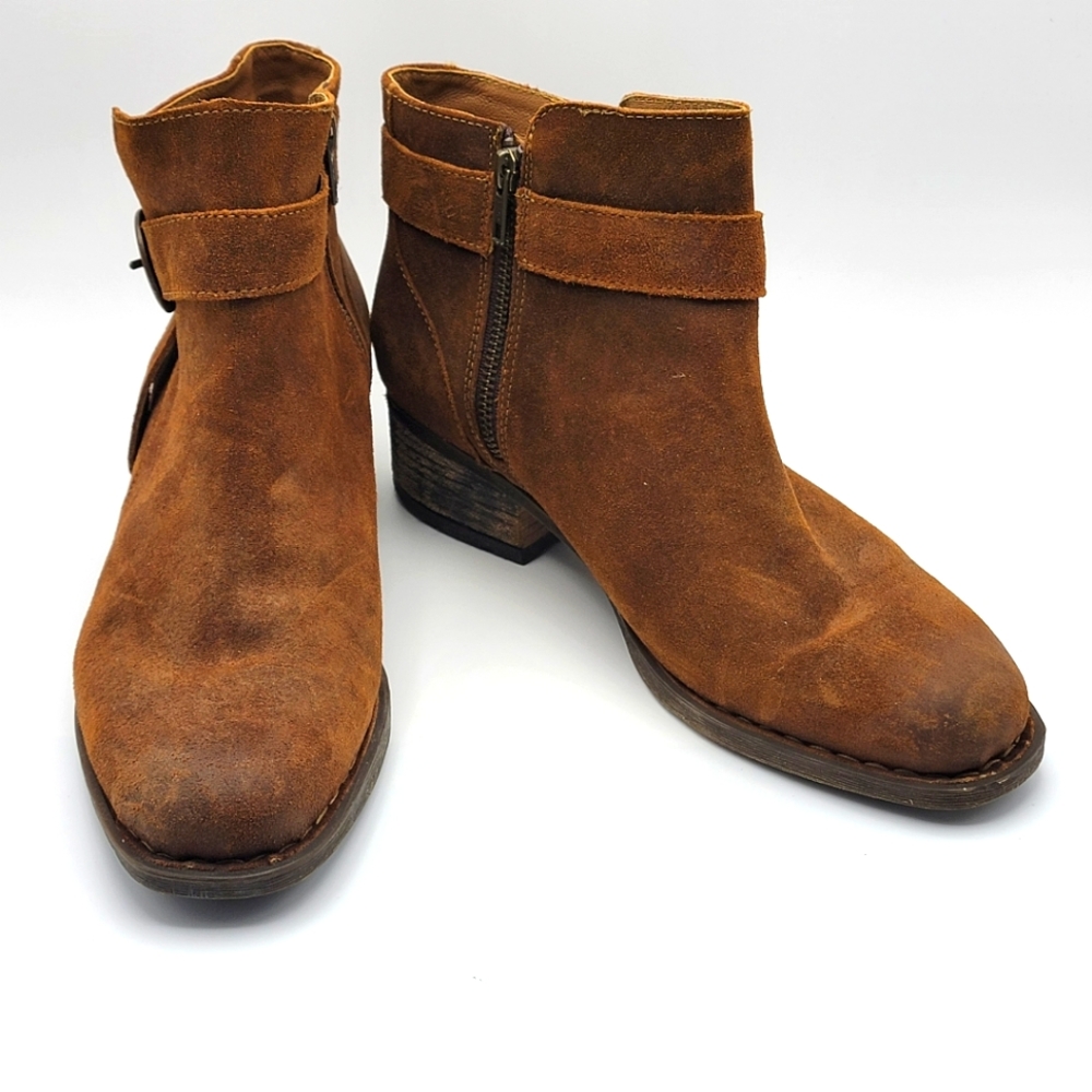 Born "Morocco" Rust Brown Booties Size 10M S997